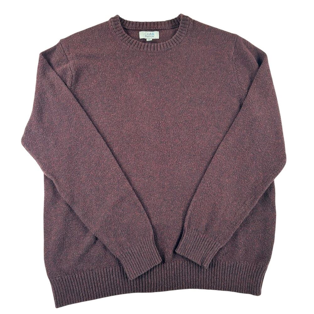 Croft & Barrow Men's Sweater - Maroon - Large